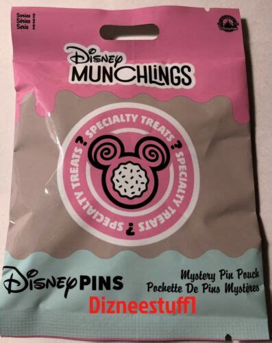 Disney Munchlings Treats Series 2 Mystery Collection 5 Pin Pouch Pack