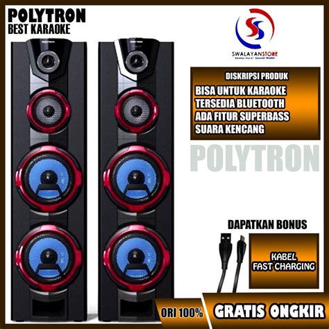 Jual Speaker Active Polytron Pas F Garansi Resmi Shopee Indonesia