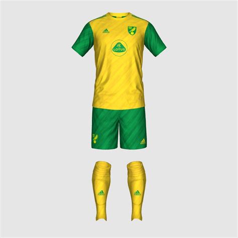 Norwich City Realistic Home Kit Adidas Fifa Kit Creator Showcase