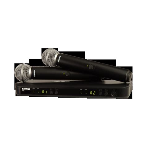 Shure Blx Sm Dual Transmitter Handheld Wireless System H