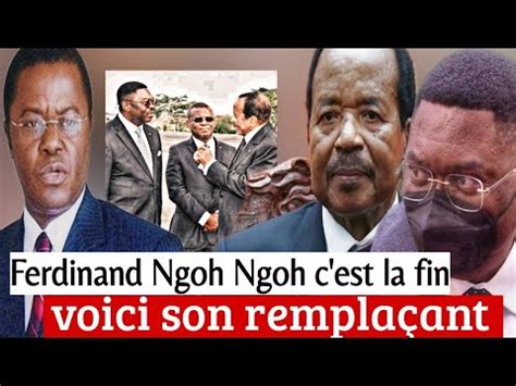 Etoudi Les Nouvelles Ne Sont Pas Bonnes Pour Ferdinand Ngoh Ngoh Au