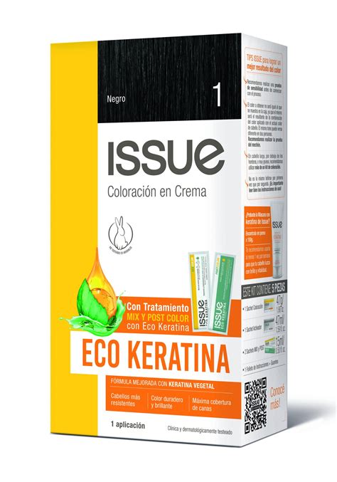 Tintura Kit Eco Keratina N1 Negro Issue SKU 207642 PONTYN S A