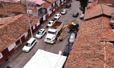 Contin An Las Obras De Alto Impacto En P Tzcuaro