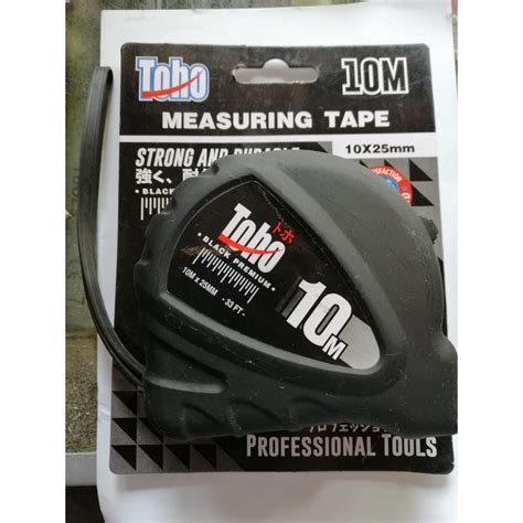 Jual Measuring Tape Meteran 10m TOHO Black Premium 10m X 25mm