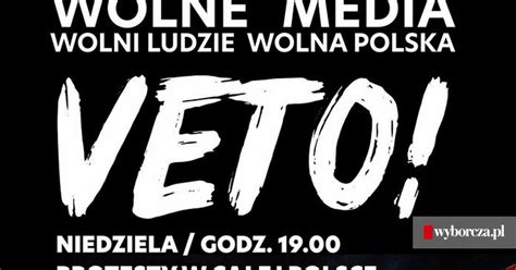 Protesty W Sprawie Lex TVN W Szczecinie Koszalinie I Innych Miastach