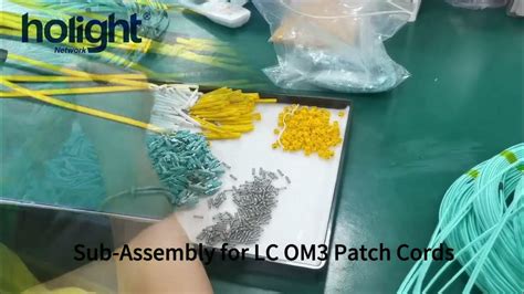 How To Make Fiber Optic Patch Cord Step Three Sub Assembly Youtube