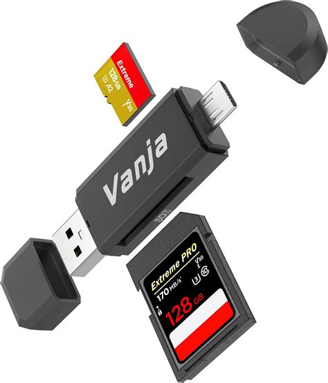 Lecteur De Cartes Sd Micro Sd Vanja Micro Usb Otg Et Usb Adaptateur