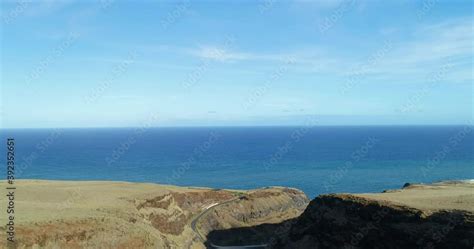 K Forward Tracking Above Aerial View Of The Manawainui Gulch And