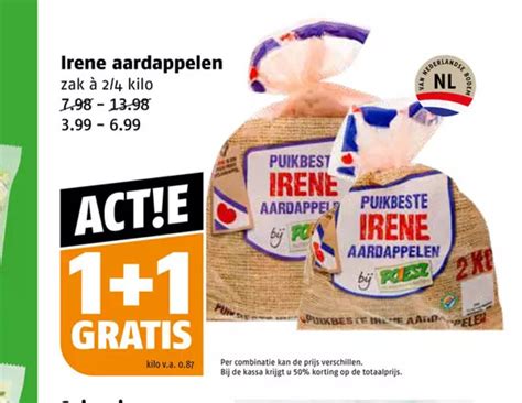 Irene Aardappelen Kilo Aanbieding Bij Poiesz