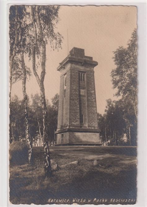 KATOWICE Kattowitz Park Kościuszki Wieża Katowice Licytacja na