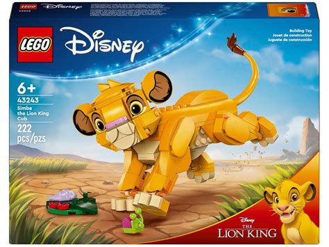 Brinquedos Do Rei Leao - Lego Disney O Rei Leão Simba Filhote 43243 - Star Brink Brinquedos