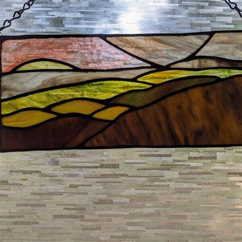 Stained Glass Hiker Etsy