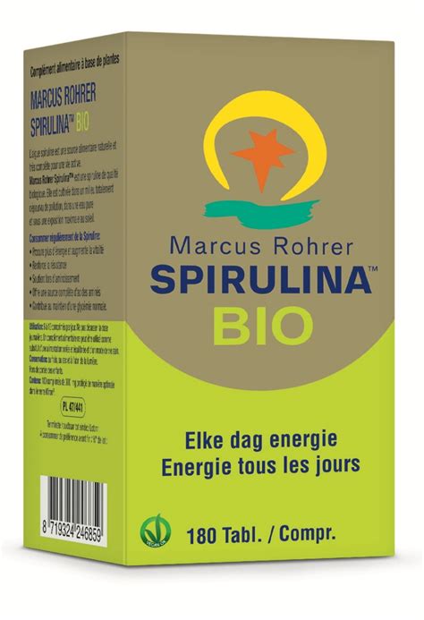 MARCUS ROHRER BIOLOGISCHE SPIRULINA 180 TABLETTEN Supplementencenter Be