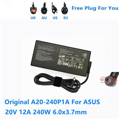 Original A20 240P1A 20V 12A 240W 6 0x3 7mm ADP 240EB B AC Adapter For