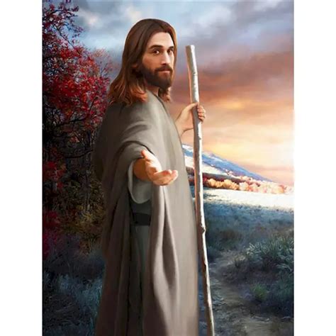 Jesus holding out hand christian painting by numbers – Hobby Paint