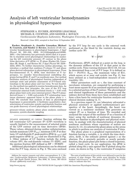 Pdf Analysis Of Left Ventricular Hemodynamics In Physiological Hyperspace