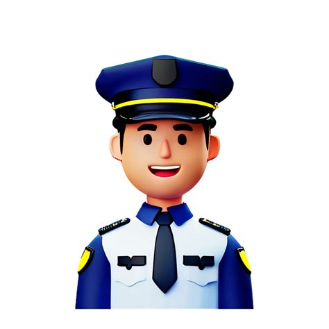 Police Face 3d Rendering Icon Illustration 28566801 PNG