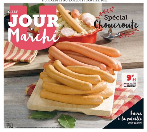 Promo Knack D Alsace Ou Saucisse De Francfort Chez U Express