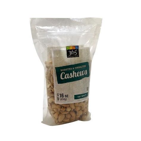 365 By Whole Foods Market Roasted Unsalted Cashews 16 Oz Instacart