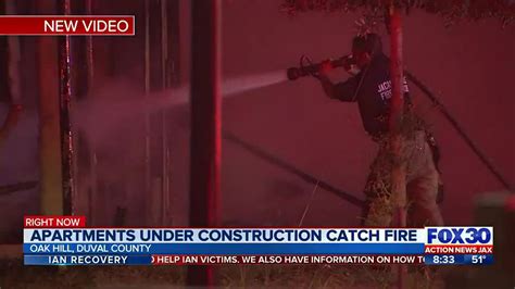 Apartments under construction catch fire