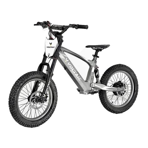 Voltaic Flying Fox 18'' Electric Dirt Bike for Youth, Gray - Walmart.com