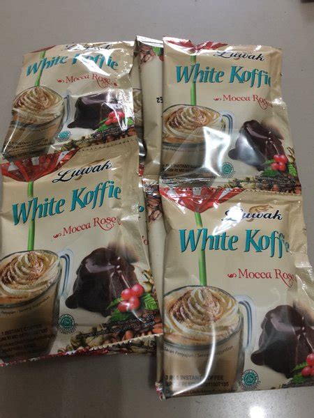 Jual Luwak White Koffie Mocca Rose Instant Coffee Kopi Sachet Di Lapak