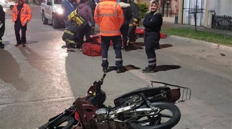 Hospitalizaron A Dos Motociclistas Que Colisionaron Entre S