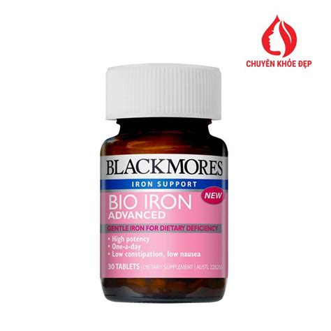 Viên Sắt Tự Nhiên Cho Phụ Nữ Mang Thai Blackmores Bio Iron Advanced 30