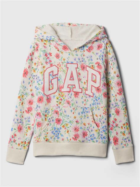 Kids Gap Logo Print Hoodie Gap Factory