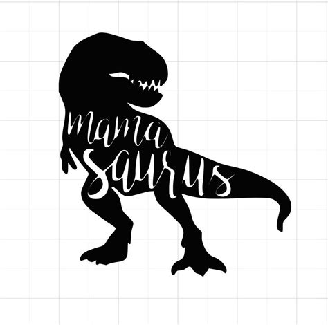 Mamasaurus Svg Mama Dinosaur Svg Mama Dinosaur Mamasaurus Etsy