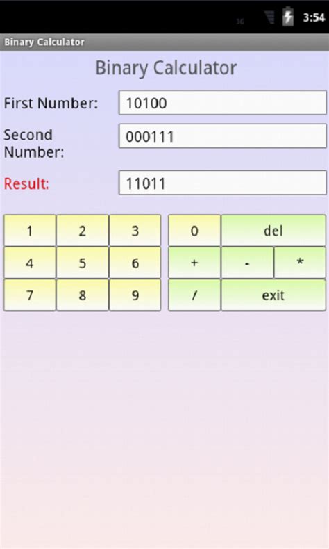 Binary Calculatorappstore For Android