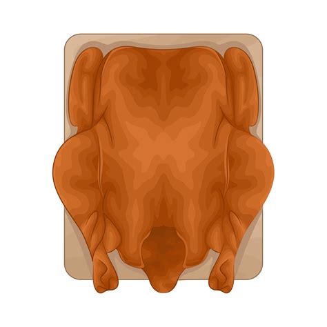 Illustration of roasted chicken 36028972 PNG