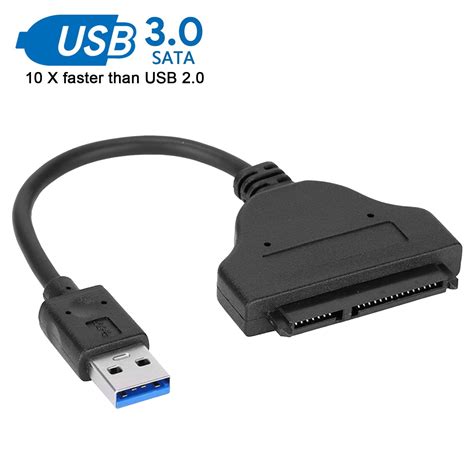 Tsv Usb 30 To 25 Sata Iii Ssdhdd Adapter Cable With Laptop Connector Cord