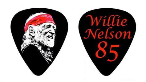 Happy Birthday Willie Nelson Birthday Guitar Pick