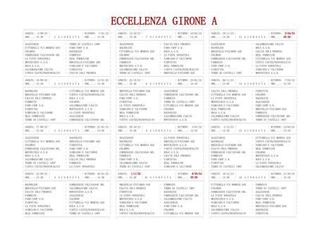 Calendario Eccellenza Janel Linette