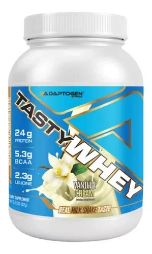 Suplemento Adaptogen Science Tasty Whey Gourmet Sabor Baunilha De 900g