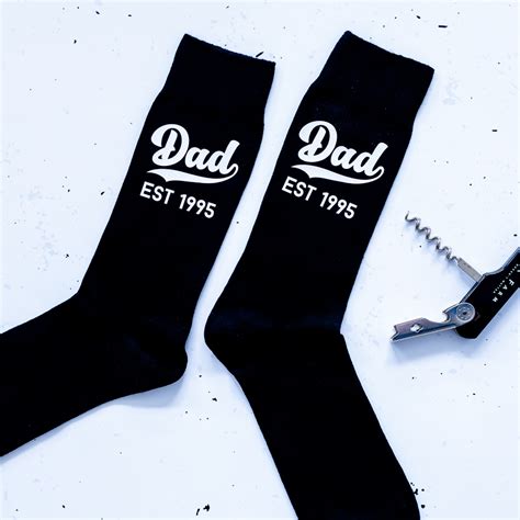 Personalised Dad Socks Stickerscape