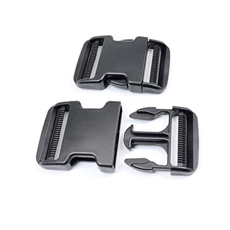 Side Release Buckles Heavy Duty Dual Adjustable Plastic Buckle Snaps