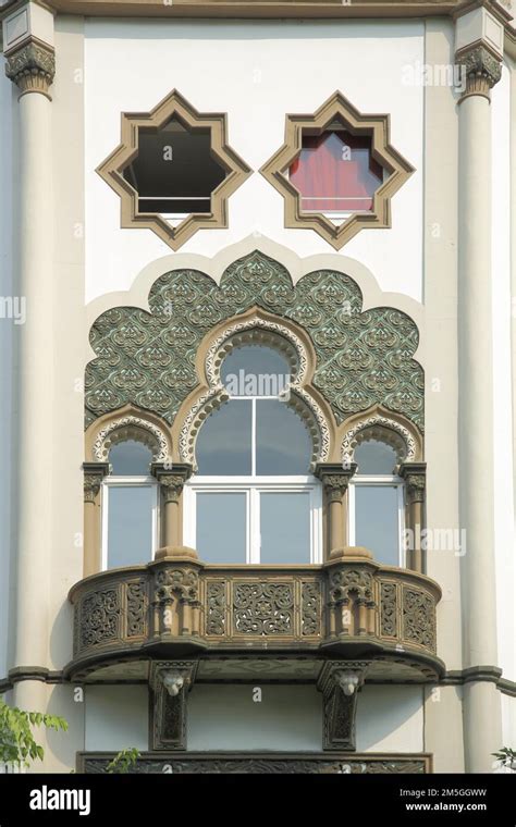 Moorish Building With Balcony And Ornaments Moorish Star Shaped