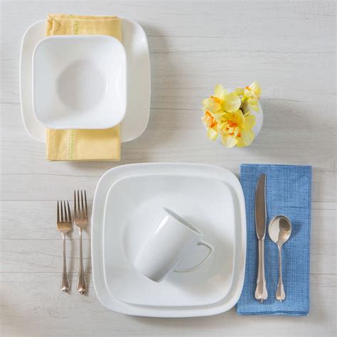 Corelle Pure White Dinnerware Set 16 pc 1069958 – Good's Store Online