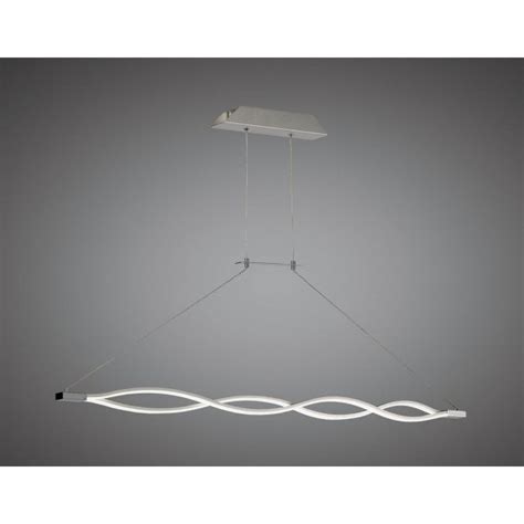 Mantra M Sahara Xl Led Aluminium Ceiling Pendant In Chrome And