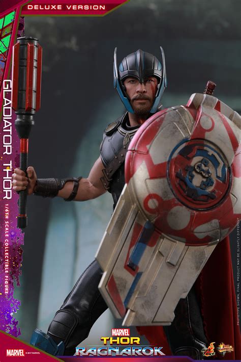 Hot Toys MMS445 雷神索爾3諸神黃昏角鬥士索爾 豪華版Thor Ragnarok Gladiator Thor Deluxe Version 1 6 比例人偶作品