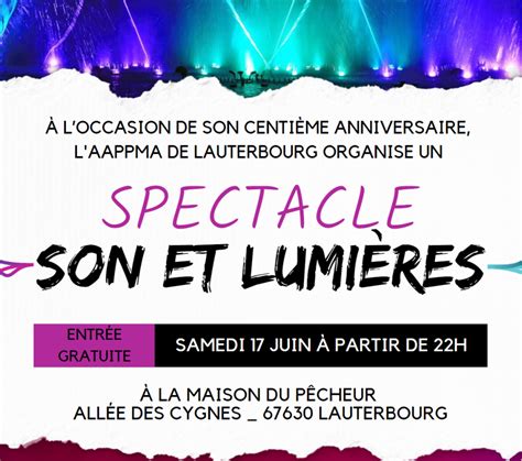 Spectacle Son Et Lumi Res Actualit S Commune Schaffhouse Pr S Seltz