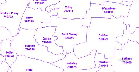 dolni chabry mapa mapa