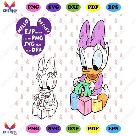 Adorable Donald Duck Baby Clipart For Disney Fans SVG DXF EPS PDF PNG