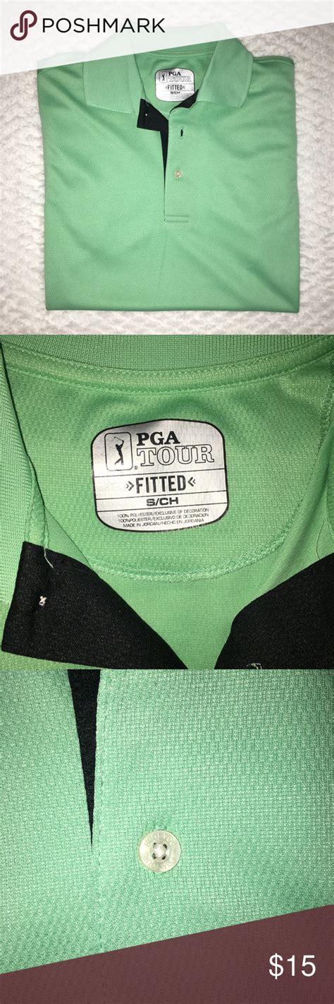 NWOT PGA MINT POLO New without tickets PGA mint green polo Shirts Polos Polo Shirt Outfits ...