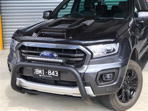 Gloss Black Bonnet Scoop Hood Raptor Style For Ford Ranger 2011 2021