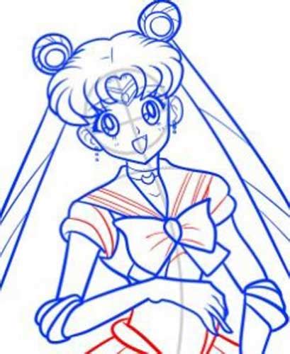 How To Draw Sailor Moon Easy Eyes Full Body Characters