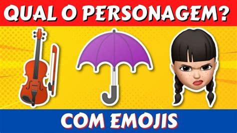 ADIVINHE OS PERSONAGENS DE WANDINHA PELOS EMOJIS 1 QUIZ DA BABI