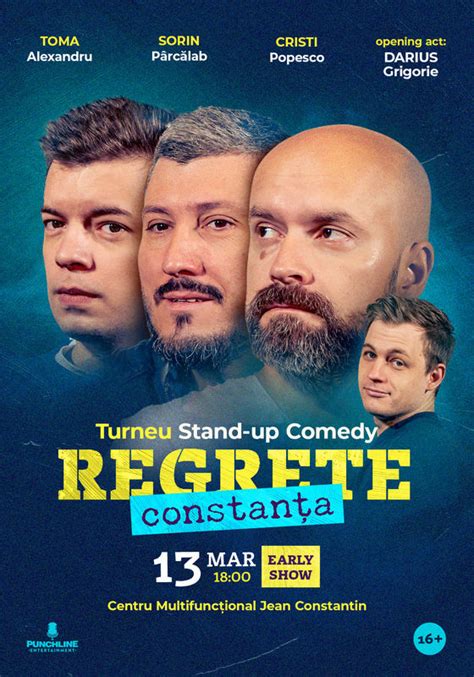 Bilete Constanta Stand up Comedy cu Toma Cristi Sorin Pârcălab